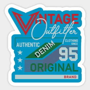 Vintage Outfit Sticker